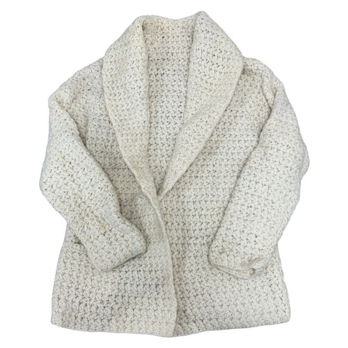 Vintage aran knit jumper - vintage, cream