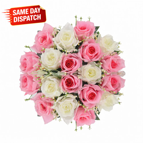 Heads silk rose - 10,