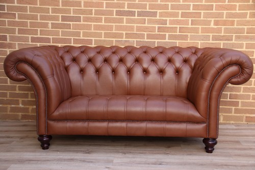 Saxon chesterfield leather - saxon,
