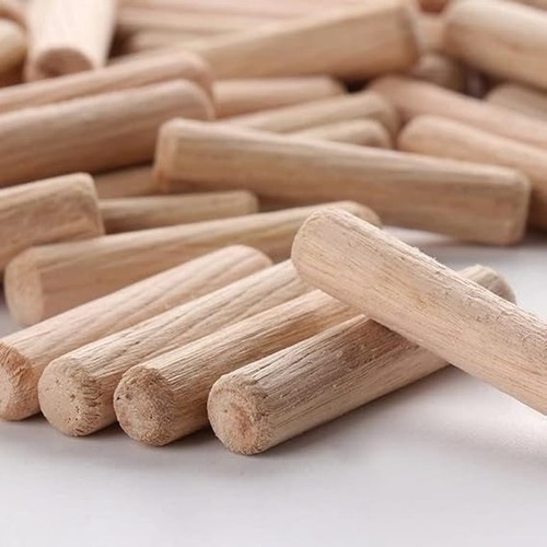 Wooden dowels chamfered - dowels, fluted