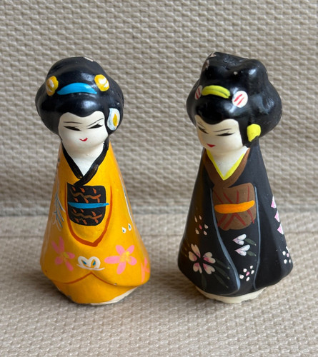 Tianjin clay geisha - geisha, set