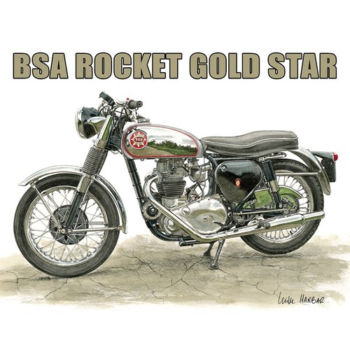 Bsa rocket gold - rocket,