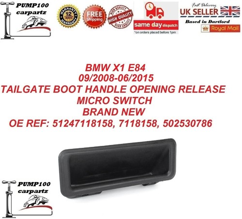 Boot switch for bmw - boot,