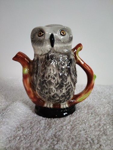 Ornamental owl teapot - ornamental,