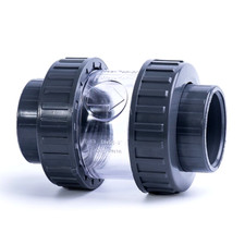PVC CLEAR SIGHT GLASS INCH FOR