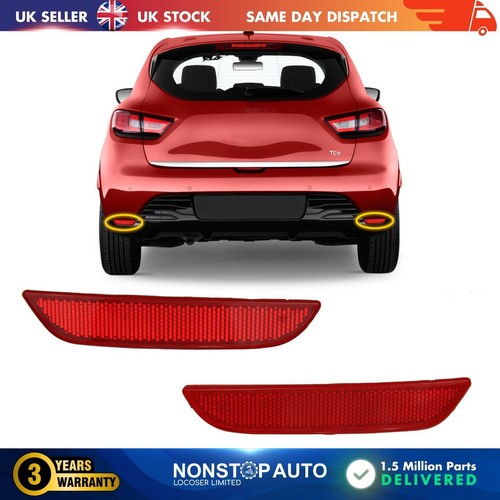 Rear bumper reflector lens - rear,
