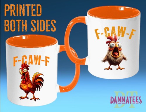 Funny caw chicken coffee - funny,