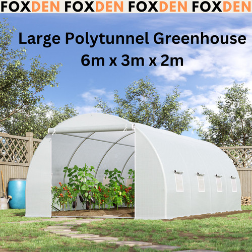 Large polytunnel greenhouse - large,
