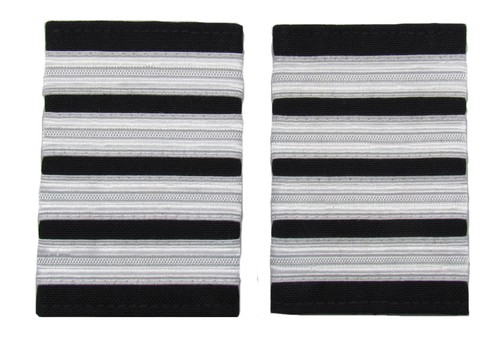Pilot captain silver strips - pilot,