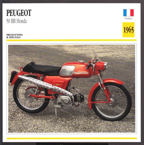 1965 peugeot 50cc honda - bb,
