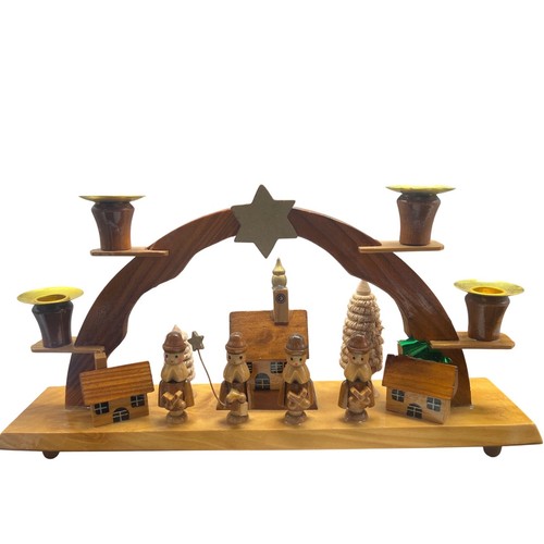 Erzgebirge wooden candle - erzgebirge,