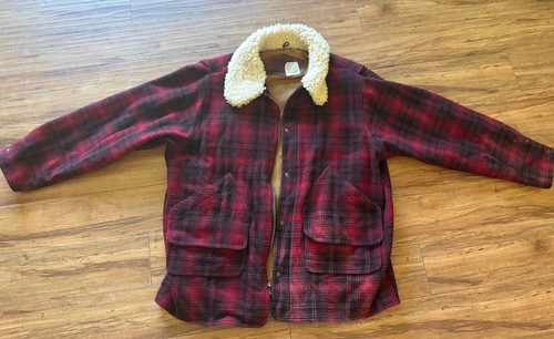 Woolrich wool red plaid - wool,