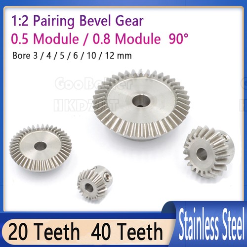 Bevel gear module 0 - /, 0.8