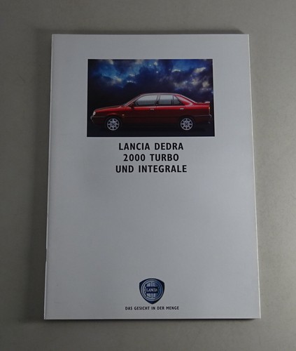 Brochure lancia dedra 2000 - lancia,