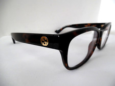 Gucci Havana Brown Oval Eye Glasses GG1341O 002 55 14 140-S