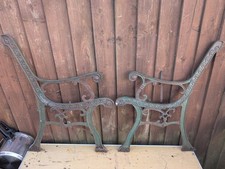 Vintage Cast Iron Bench Ends