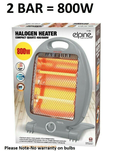 Halogen electric heater 400w - electric,