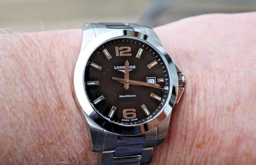 Longines conquest gents watch - longines,