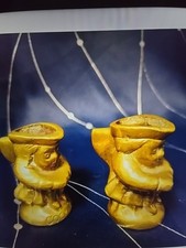 Pair Of Solid Brass Antique