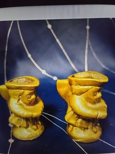 Pair solid brass antique - pair,