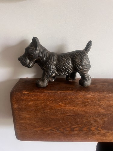 Antique scottie dog cast - antique, iron
