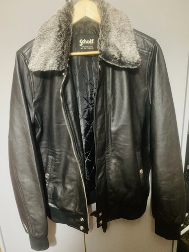 Schott men leather jacket - men's,