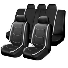 For VAUXHALL ZAFIRA CORSA ASTRA VECTRA Black+Sliver Car Seat Covers Protectors