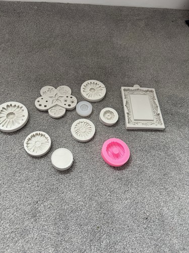Various molds mostly flowers - mostly,
