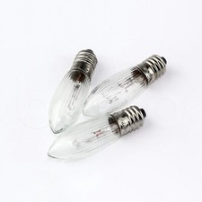 34v Replaceable Candle Bulb Arch Bridge Energy Saving Lighting Lightbulb x 3