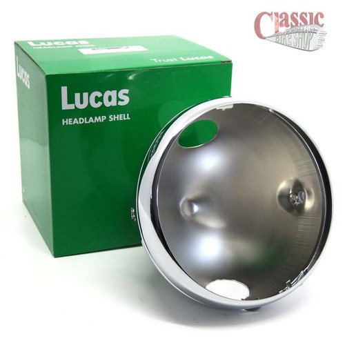 Lucas chrome headlamp - chrome,