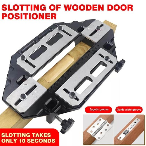 Wooden door hinge jig lock - door,