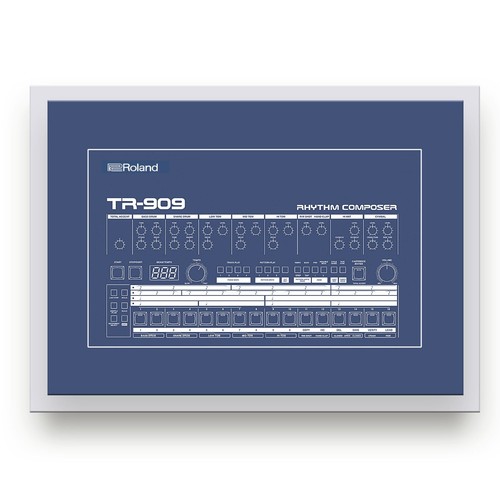 Roland 909 drum machine - roland,