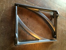 Pair 6" x 4" SMALL INDUSTRIAL ANTIQUE CAST VICTORIAN SHELF BRACKETS ~ BR22p(x2)