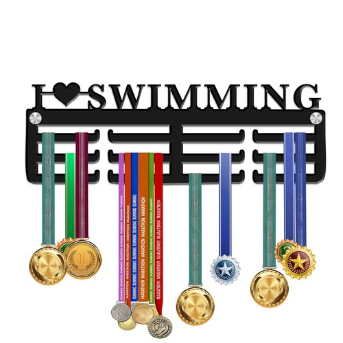 Medal hanger display heart - medal,