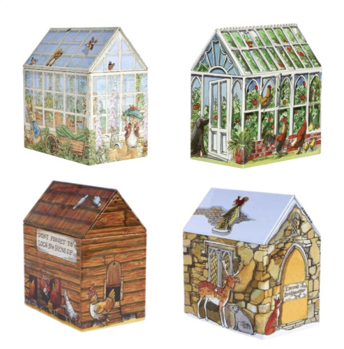 Small decorative storage tin - small,