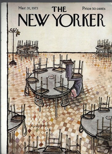 New yorker magazine cover only - new,