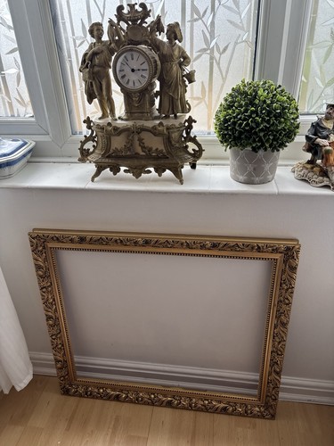 Antique large gold ornate - antique,