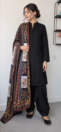 Ladies 3pcs lawn suit - 3pcs,