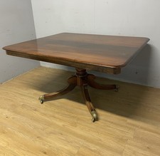 William IV mahogany tilt top dining  table 