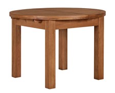 Oak Round Extendable Dining