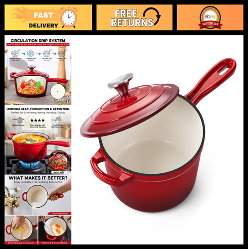 2qt enameled cast iron - 2qt,