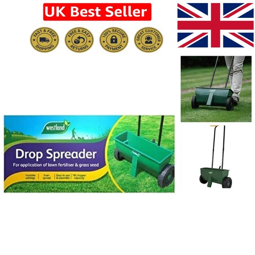 Lawn fertiliser drop spreader - fertiliser,