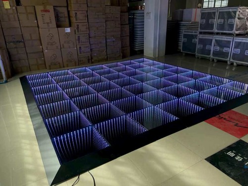 Infinity mirror led - mirror, dance