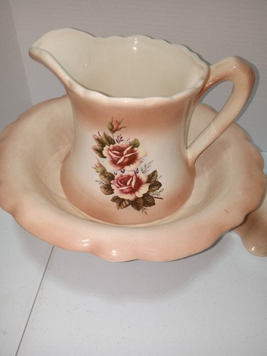 3pc set wash bowl pitcher