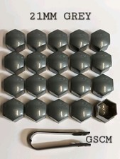 21mm Grey Wheel Nut Bolt