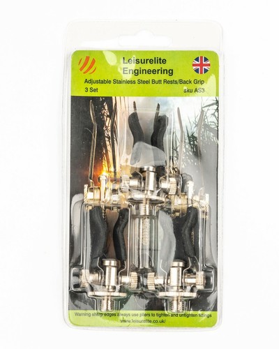3pc stainless steel rod rests - 3pc,