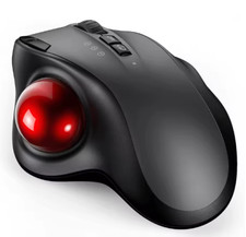 Trackball Mouse Wireless Bluetooth Ergonomic Thumb USB-C Rechargeable 2.4G DPI
