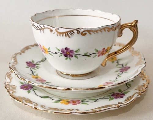 Antique hand painted pretty - painted,
