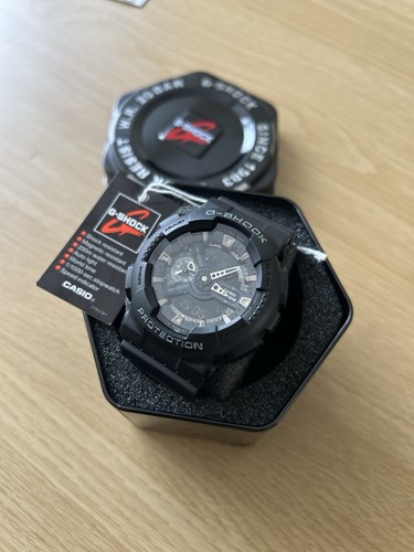 Casio shock black 110 - g-shock, ga-110