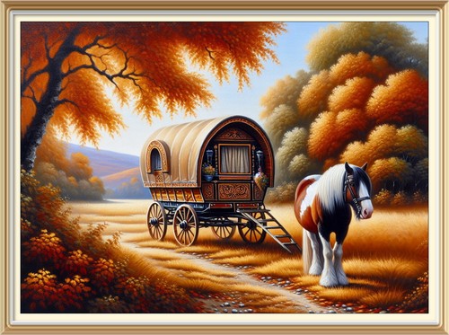 Original art print gypsy - art,